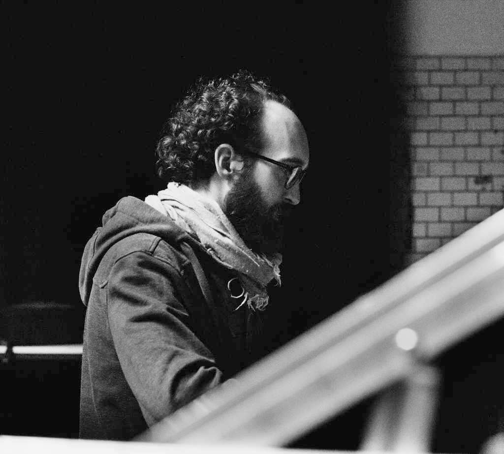 black and white profile shot of David Scheler